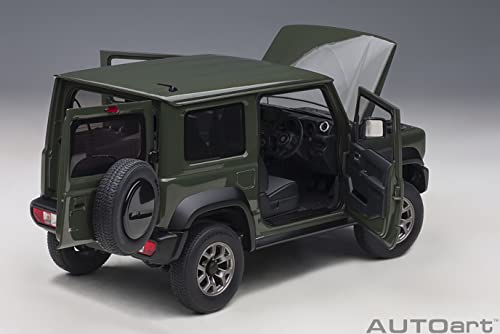 AUTOart 1/18 Scale Suzuki Jimny Sierra (JB74) Moss Green Finished Model 78509