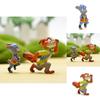 Zootopia Judy And Nick Resin Figurine Set For Gift And Decoration