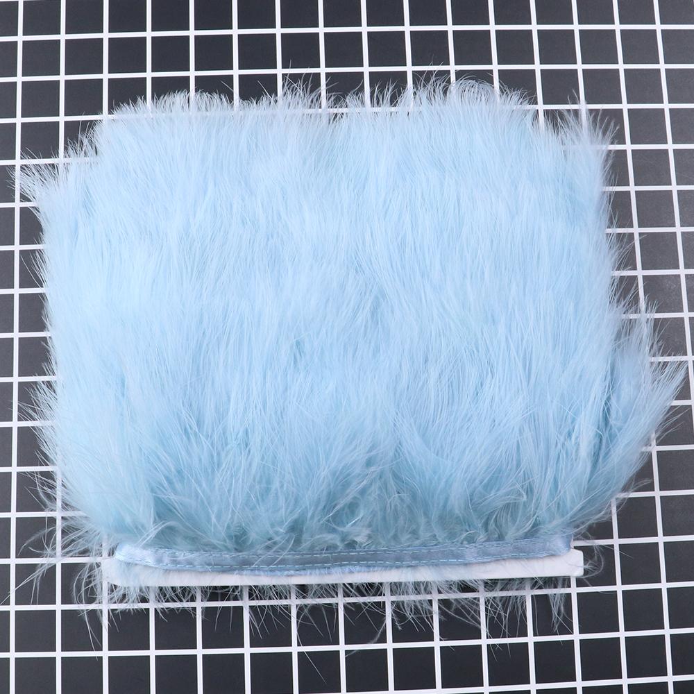 1Meter Fluffy Red Marabou Feather Trim Turkey Feathers For Crafts Ribbon Width 6-8" Turkey Plumes Fringe Diy Wedding Decoration