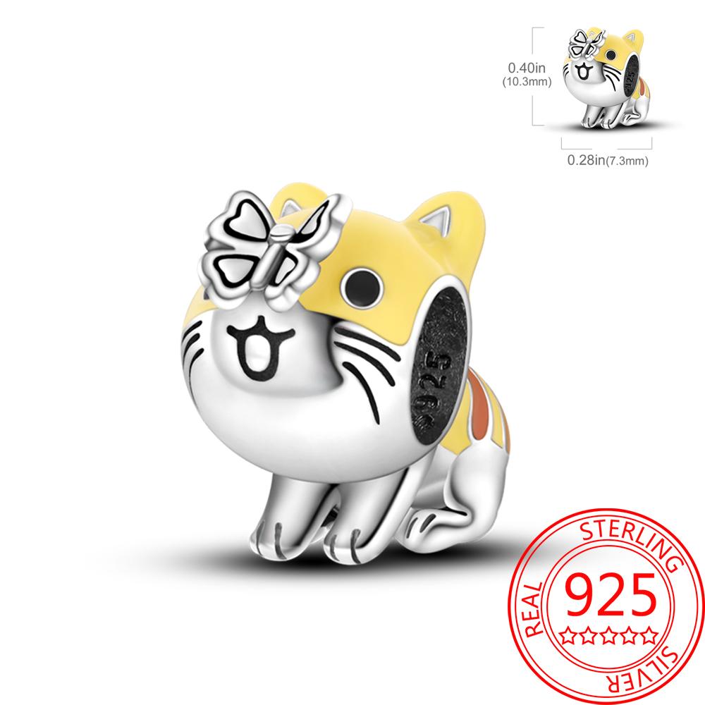 Colorful Copper Colorful Animals Parrot Rabbit Puppy Charm Pendant Fit Dly Bracelet Necklace Boutique Handmade Gift