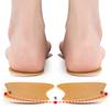 Positive O Seven-point Pad 3/4X Type O-shaped Leg Orthopedic Insole Foot Inversion Inner and Outer Eight-character Shock Absorption Sports Half Pad