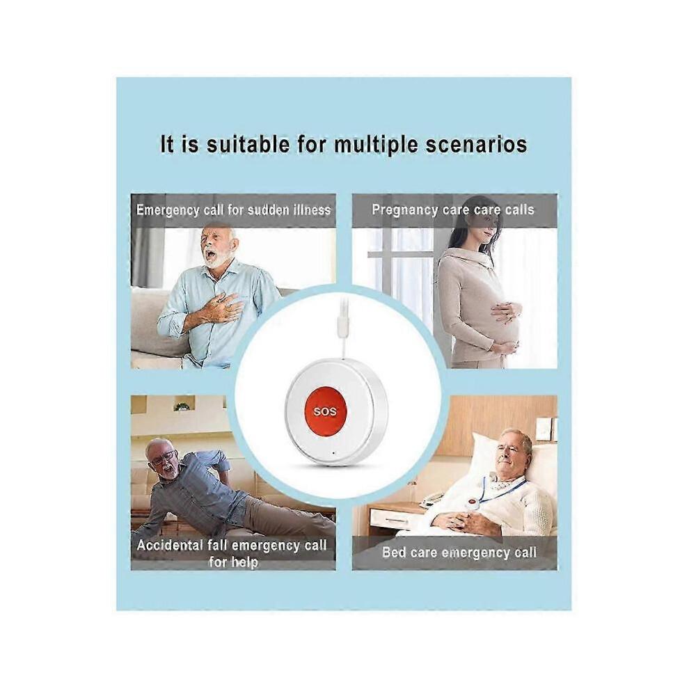 Mini Tuya WIFI Elderly SOS Button Waterproof Emergency Panic Sensor 2025