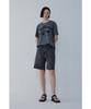 Bobeu Racing Graphic Pigment Washed T-Shirt_Charcoal 7156240005