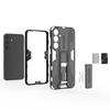 For Samsung Galaxy S24+ Case Kickstand PC+TPU Cell Phone Cover