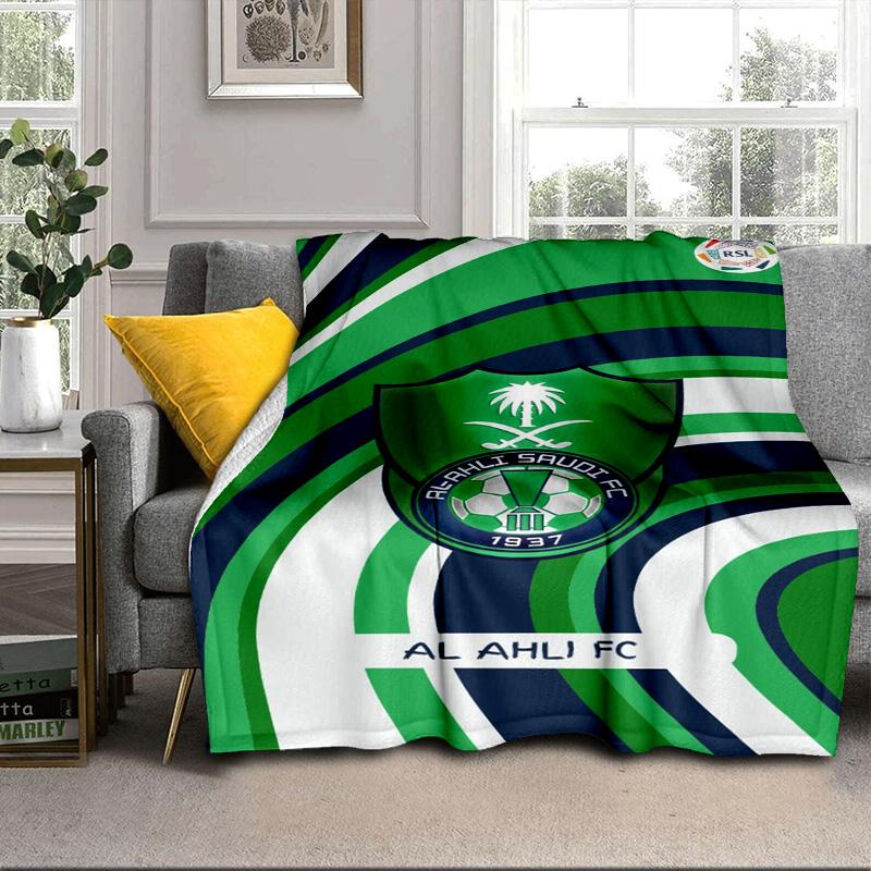 AS Saint-étienne Portable Blanket/Soft Blanket Bedding Blanket Suitable for Travel Camping Living Rooms Offices Sofas Fan Gifts