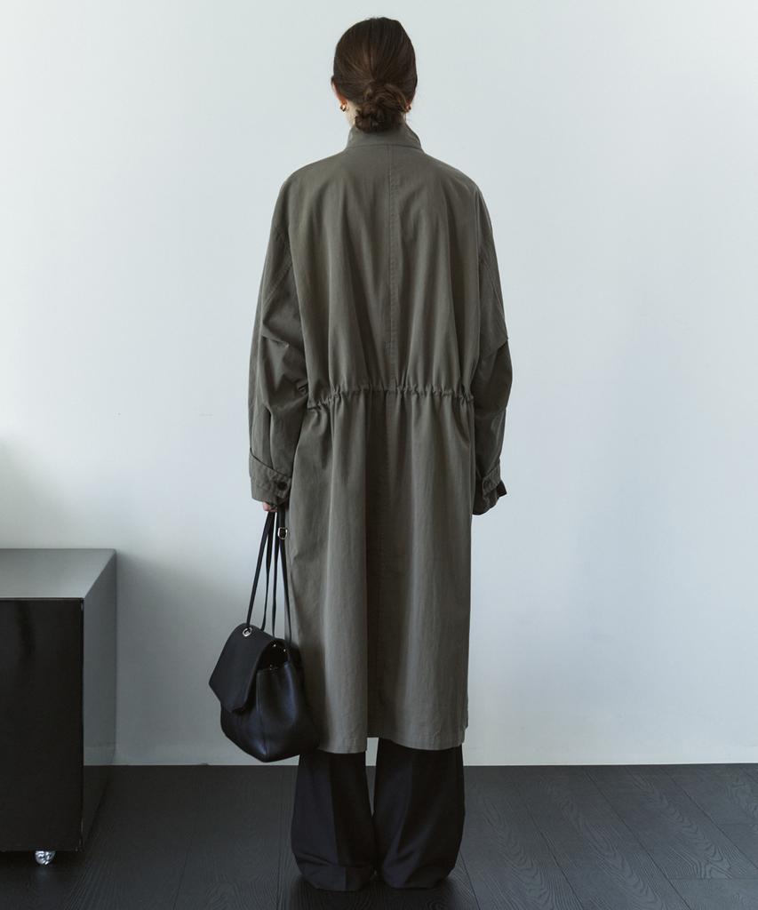 SIYAZU Siot4205 Field Trench Long Coat_Khaki Gray