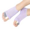 Naigai Fluffy Pile Socks with Heel Open Toe Cover Room Size 70 93072007 Women's Pads, Socks, Socks, (Lavender, 23-25cm)