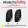 Zinc Alloy Genuine Leather Auto Key Fob Cover Fit For Dongfeng Forthing Fengxing T5 Evo Smart Key Ring Protector Case Housing Remote Auto