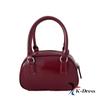 Emaille Mini Crossbody Bowling Bag Two-Way Strap Tote Leren Telefoontasje