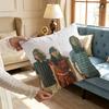 Band LLamp S Pillow Case Plush Fabric Soft Pillowcase Double Sided Print Sofa Cushion Cover Throw