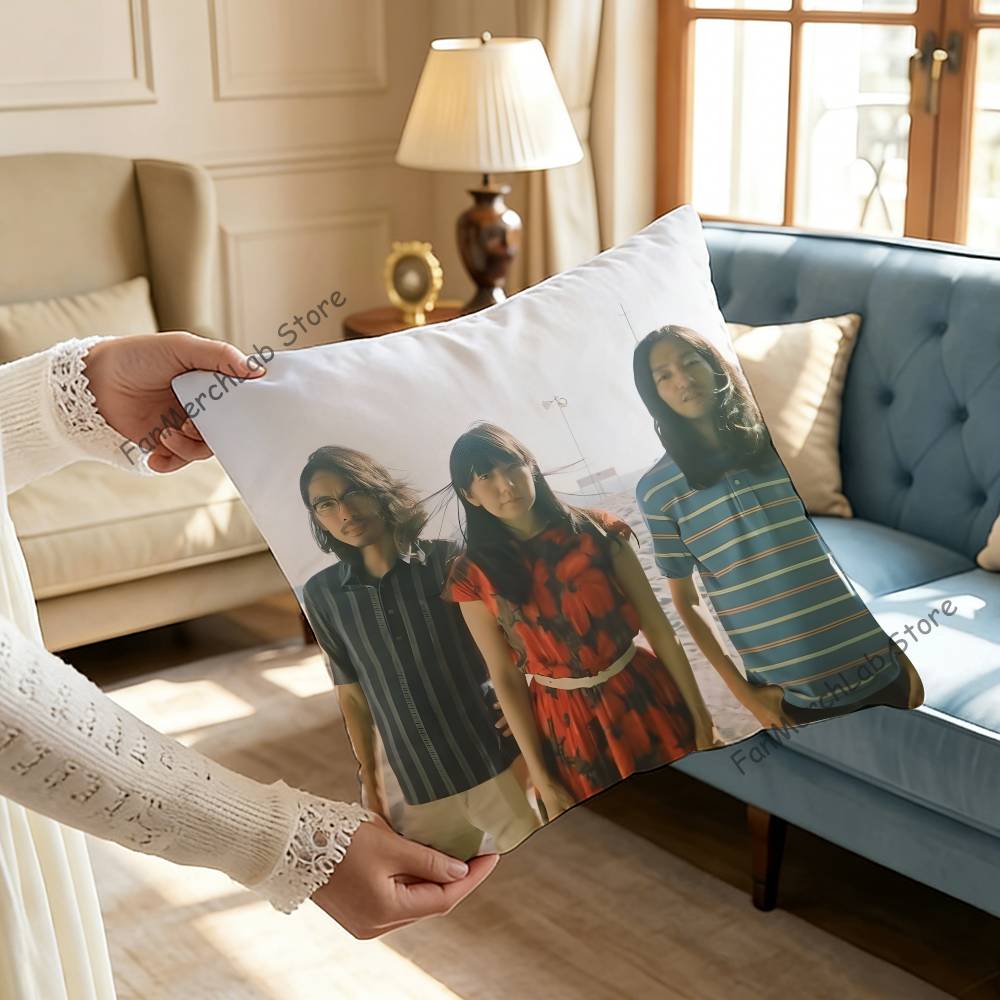 

Band LLamp S Pillow Case Plush Fabric Soft Pillowcase Double Sided Print Sofa Cushion Cover Throw 30x30cm