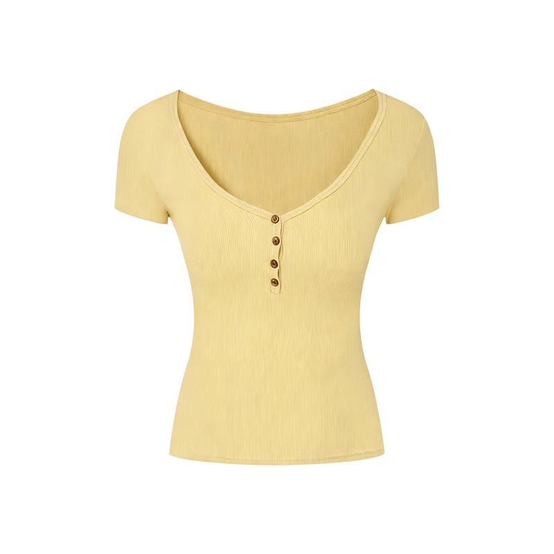 La Chapelle Women s Summer Slim Fit V-Neck T-Shirt XL
