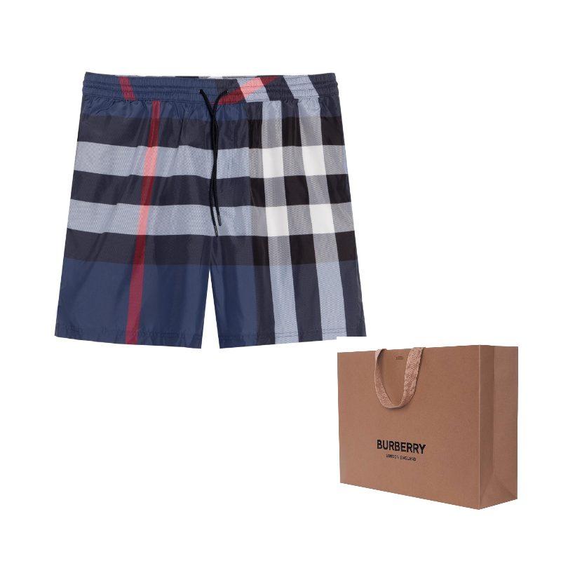 Burberry SS22 Casual Shorts Men's Navy Blue 80138791