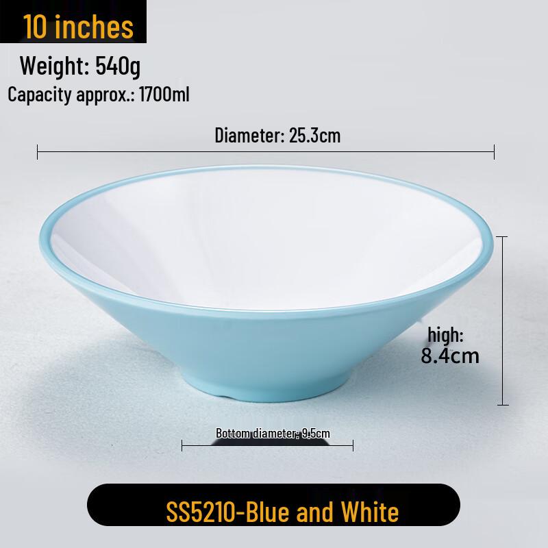 

Commercial Melamine Large Conical Noodle Soup Bowl