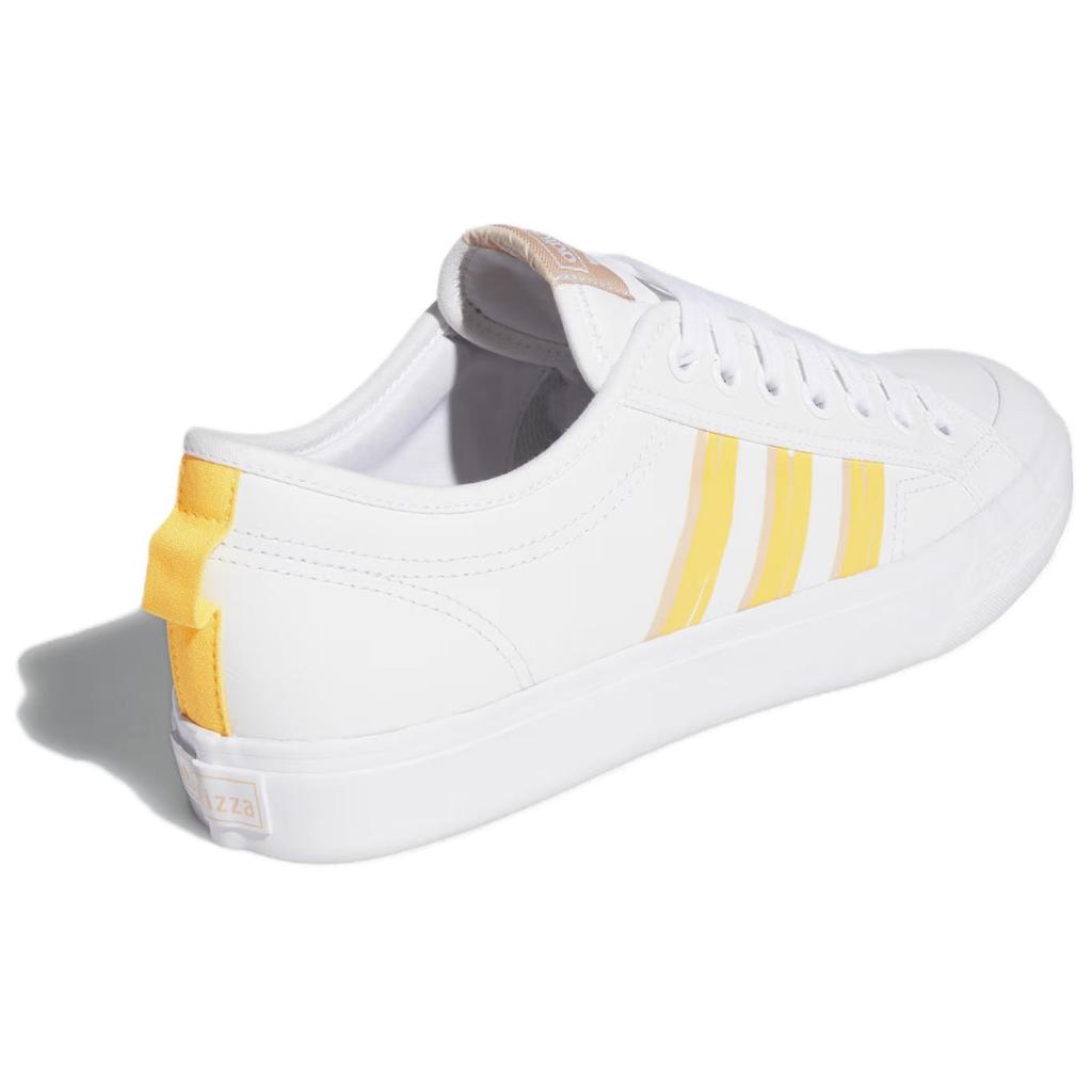 Adidas Originals Nizza Comfortable Non-Slip Durable Low-Top Skate Shoes Men Sneakers White Yellow GX1940
