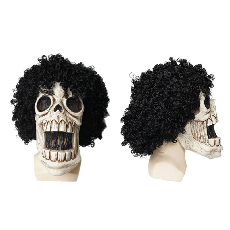 Piece Pirate One Brook Mask Headgear Anime Cosplay Halloween Easter Costume Prop