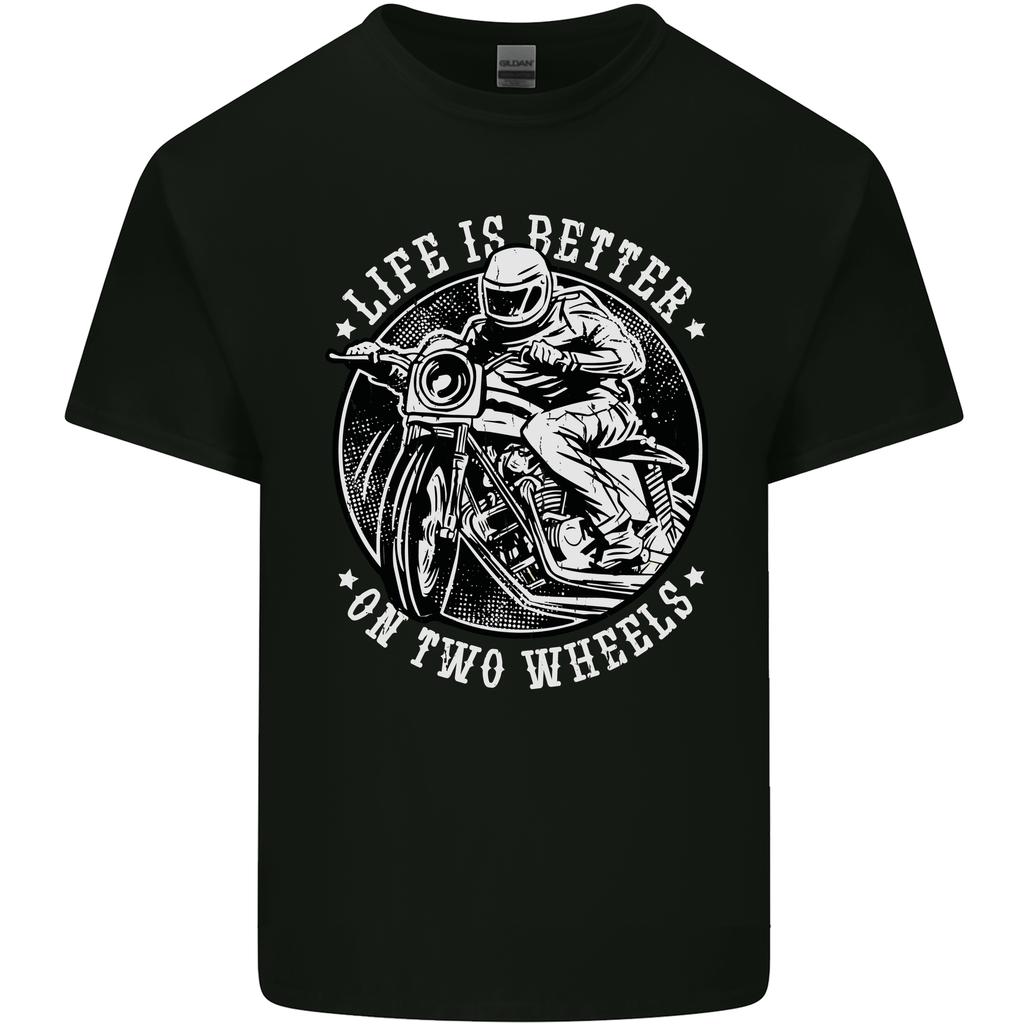 Life Is Better On Two Wheels Unisexs Light Cotton TShirt