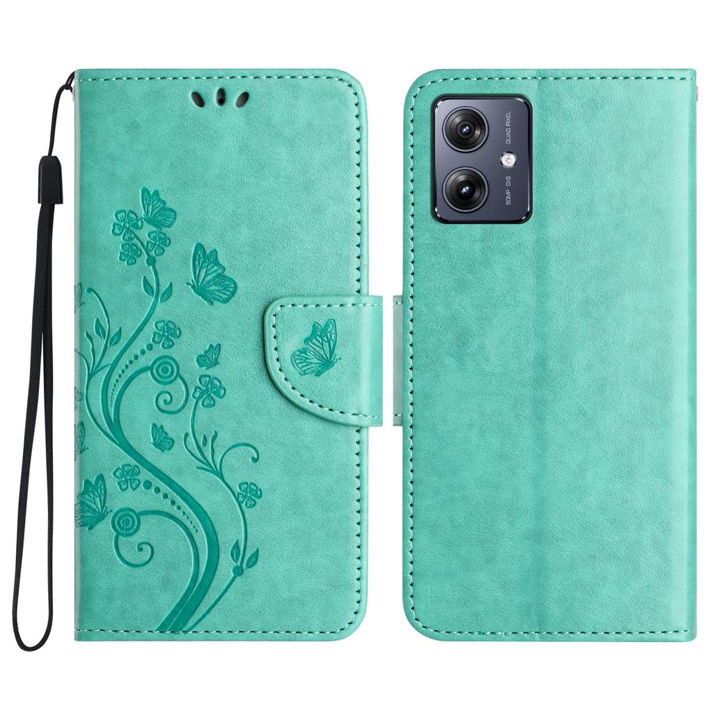For Samsung Galaxy A06 4G Case Imprinted Mini Butterfly Leather Wallet Phone Cover
