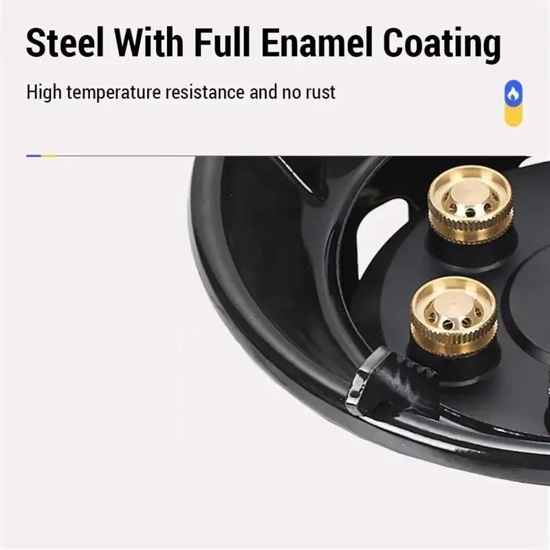19800W Outdoor Gas Stove 7-core Strong Fire Camping Burner Stove Outdoor Heater Windproof Stove Outdoor Camping Accessories