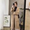 New Knitted Cardigan Women's Spring and Autumn Loose Lazy Wind Medium and Long Thickened Sweater Jacket Women