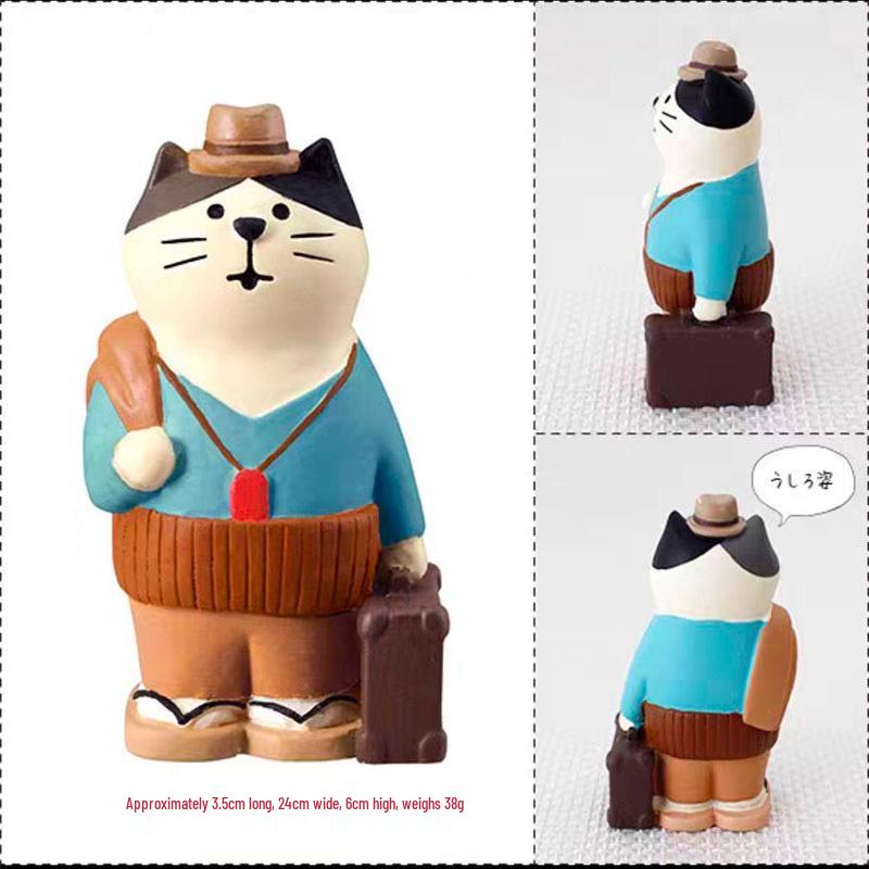 Statue of Liberty Cat Resin Miniature: World Traveler Series