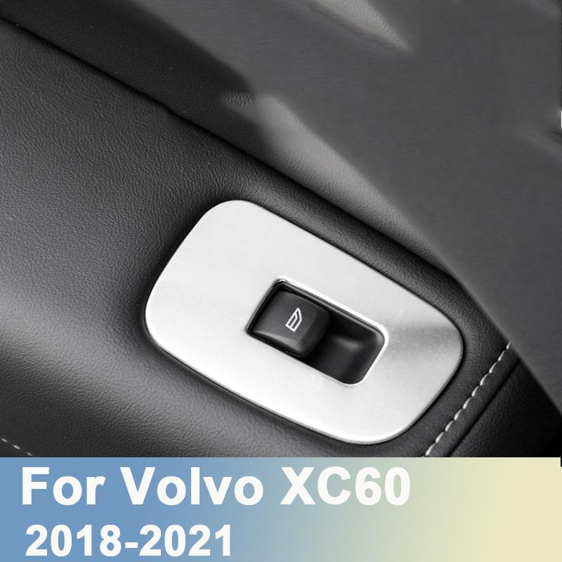 Für Volvo XC60 2018 – Edelstahl Autotür Armlehne Panel Fenster Schalter Lift Tasten Abdeckungen Trim Innen Zubehör