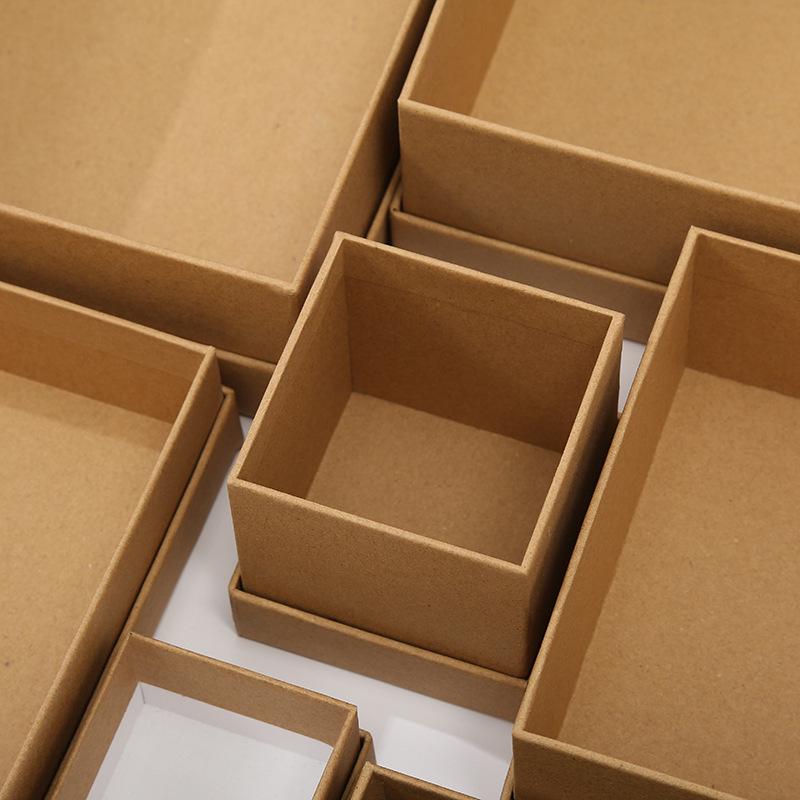 Pure Kraft Paper Gift Box for Lipstick, Perfume, Essential Oils, and Aromatherapy Packaging