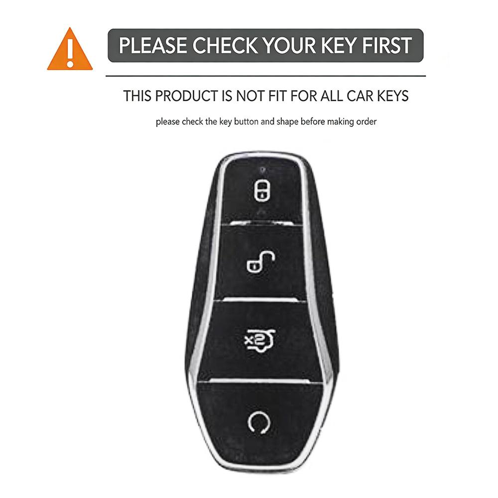 Silikon Auto Fernbedienung Schlüsselhülle Halter Kette Schlüsseletui für BYD Atto 3 Han EV Dolphin Song PRO Max Tang DM Yuan Dolphin E2 Qin PLUS