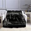 EvaneScence Band Retro Printed Blanket Fashion Warm Blankets Flannel Blanket Bed Linings Home Travel Blankets Birthday Gift