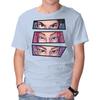 Unisex Crew Neck T-Shirt Kpop Eyes Graphic Short Sleeve Casual Tee