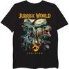 Tricou de alergare Jurassic World pentru băieți Dominion Raptor & T-rex