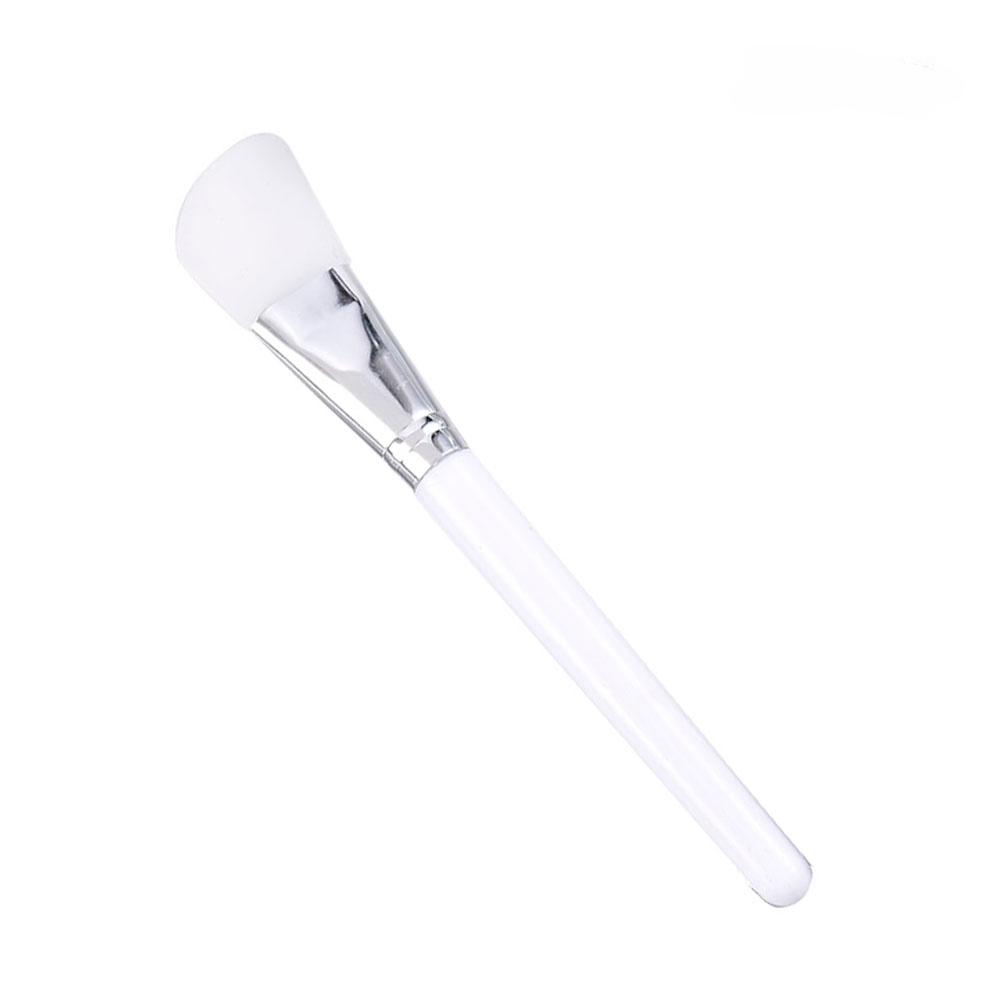 4 bucăți/set perie pentru mască facială din silicon pentru machiaj alb Perii profesionale pentru cremă cu noroi DIY pentru îngrijirea pielii gel pentru fond de ten Instrument cosmetic pentru frumusețe