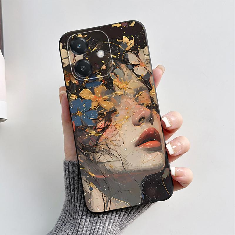 For Oppo A40 Case CPH2669 Cute Cartoon Cat Fox Painted Cover Soft Silicone Phone Case For Oppo A40M A 40 OppoA40 Fundas Bumper