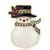 Rinhoo Xmas Enamel Penguin Snowman Hats Brooch Pins Christmas Socks Animal Penguin Insect Gloves New Year Gift Jewelry