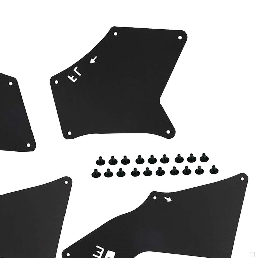 4Pcs Liner Apron, Splash Shield Guard Flap, Premium, Front Wheel Replaces Spare Parts High