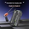 Metal Battery Chargers Case 21700 Battery and PD22.5W Fast Charge Real Time Monitoring Mobile Power Box