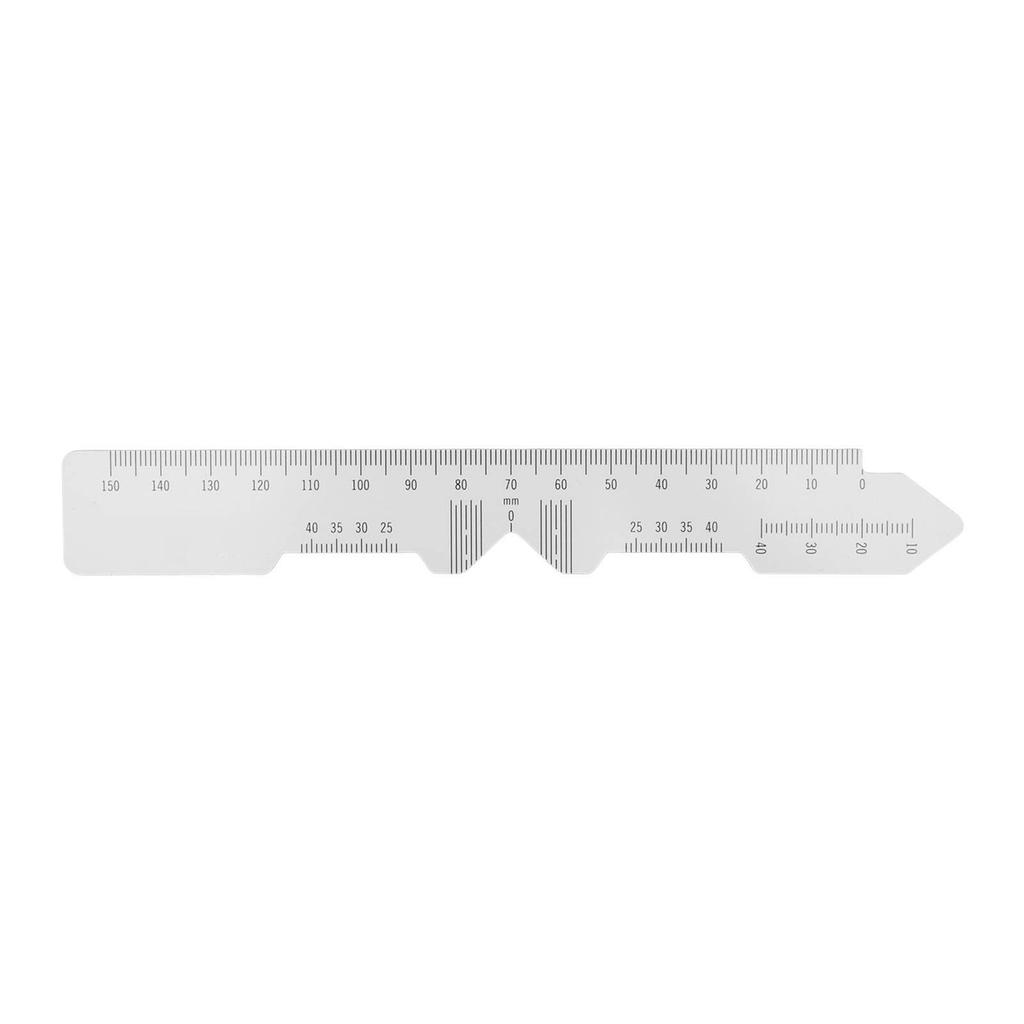 5pcs Ophthalmic PD Ruler Clear Data Marking Smoothing Edges Pupillary Distance Ruler for Hospitals