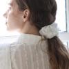 for Lace Flower Scrunchie_White
