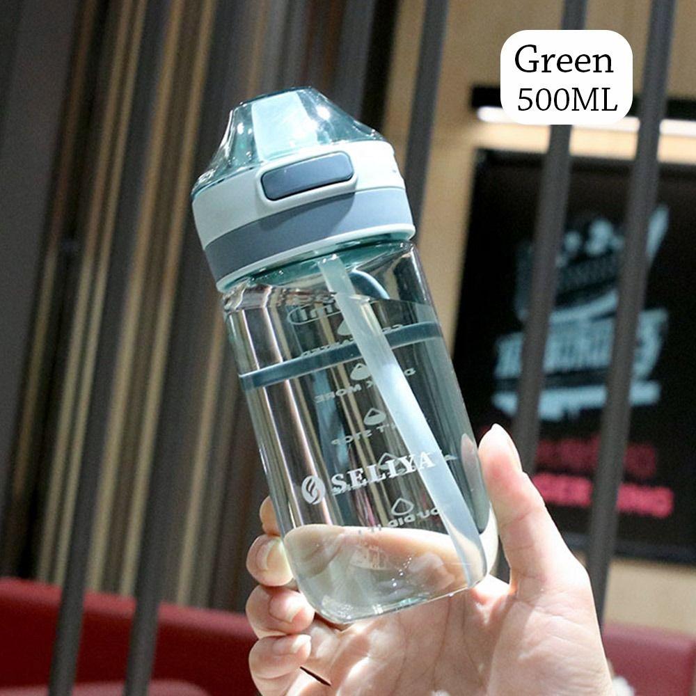 500/650ML Student School Portable Sports Multicolor Water Cup Water Bottle Plastic Bottle