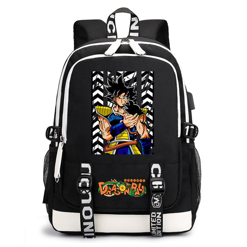 Anime Dragon Ball Backpack for School Casual Daypack for Kids Teenagers Students Boys Girls Everyday Use