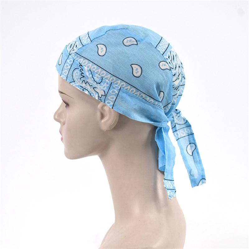 Multifunctional Headwear Pirate Style Bandana Cap for Sun Shielding Cycling Hiking Running Easy Wear as Hat or Scarf