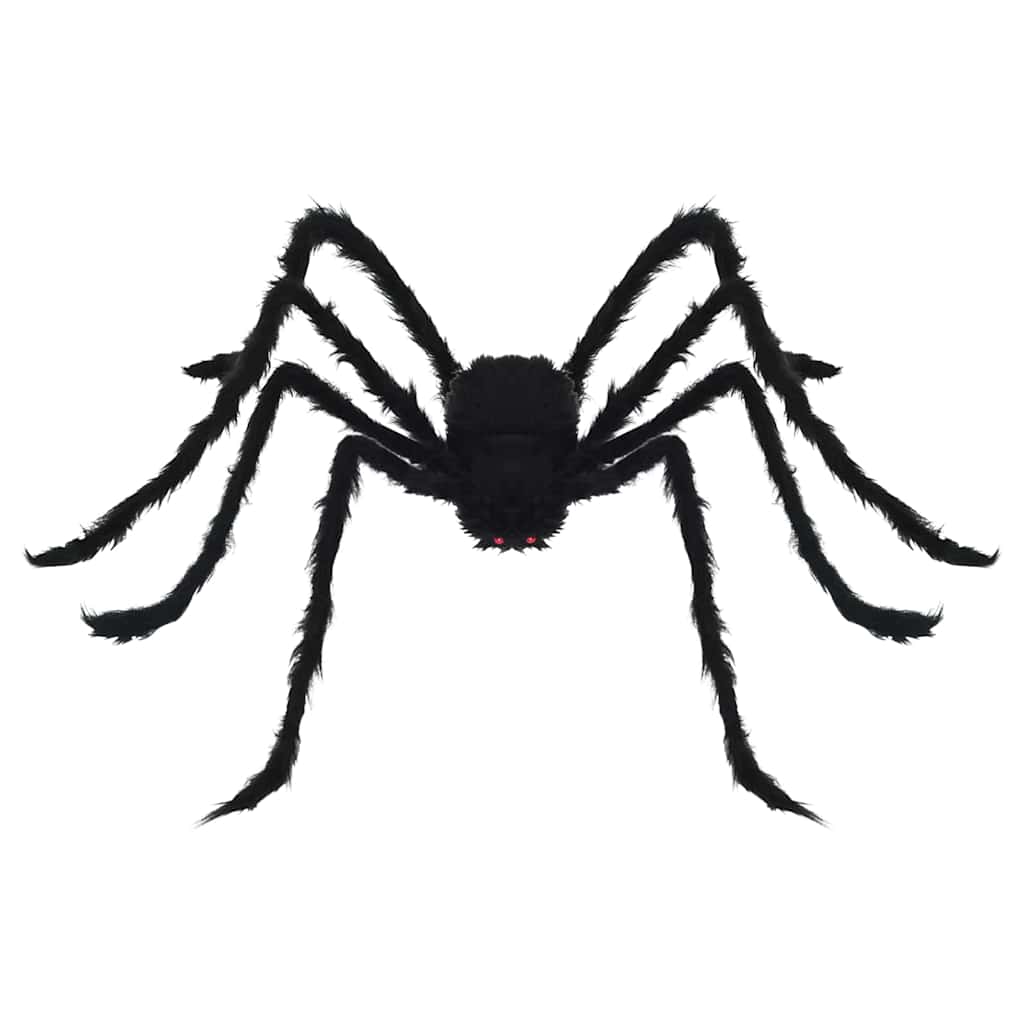 Halloween Spider Decoration 3 Pcs Black 150 Cm