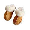 Fashion Comwarm Women's Fur House Slippers Indoor Non-slip Thick Sole Fluffy Bedroom Slides Winter Fuzzy Shoes Warm Plush Cotton Slipper