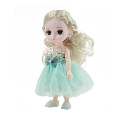Sariel Celebrities Mini Babydoll Ball Jointed Doll 01Elena, 16cm, Mixed Colors, Popular Toys for Korean Children