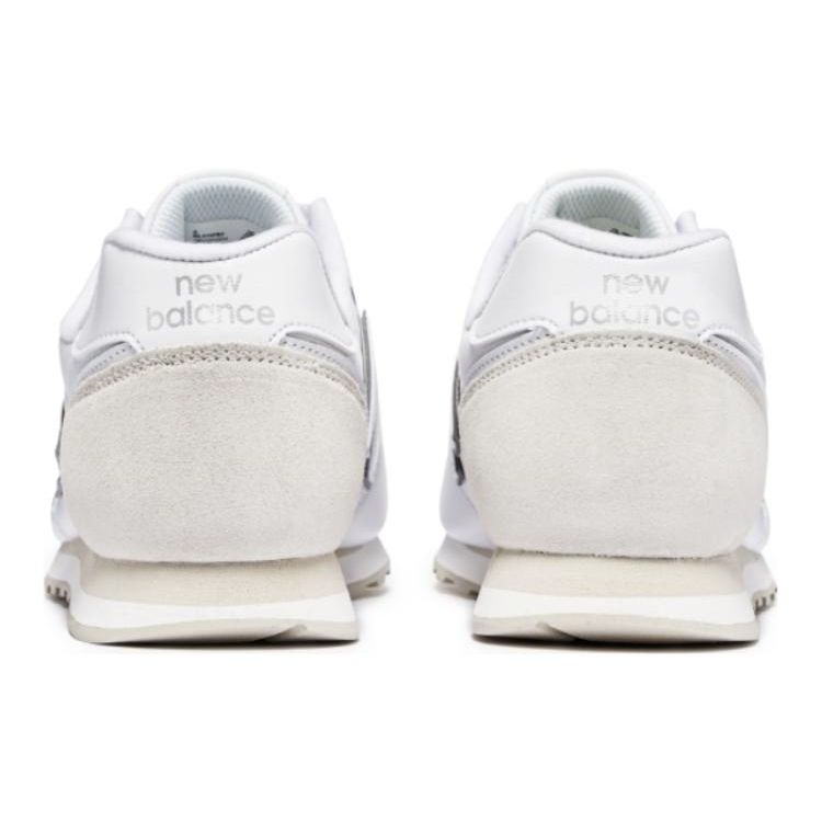 New Balance Unisex 373 Minimalist Retro Synthetic Leather Low Top Casual Running Sneakers White ML373PB2