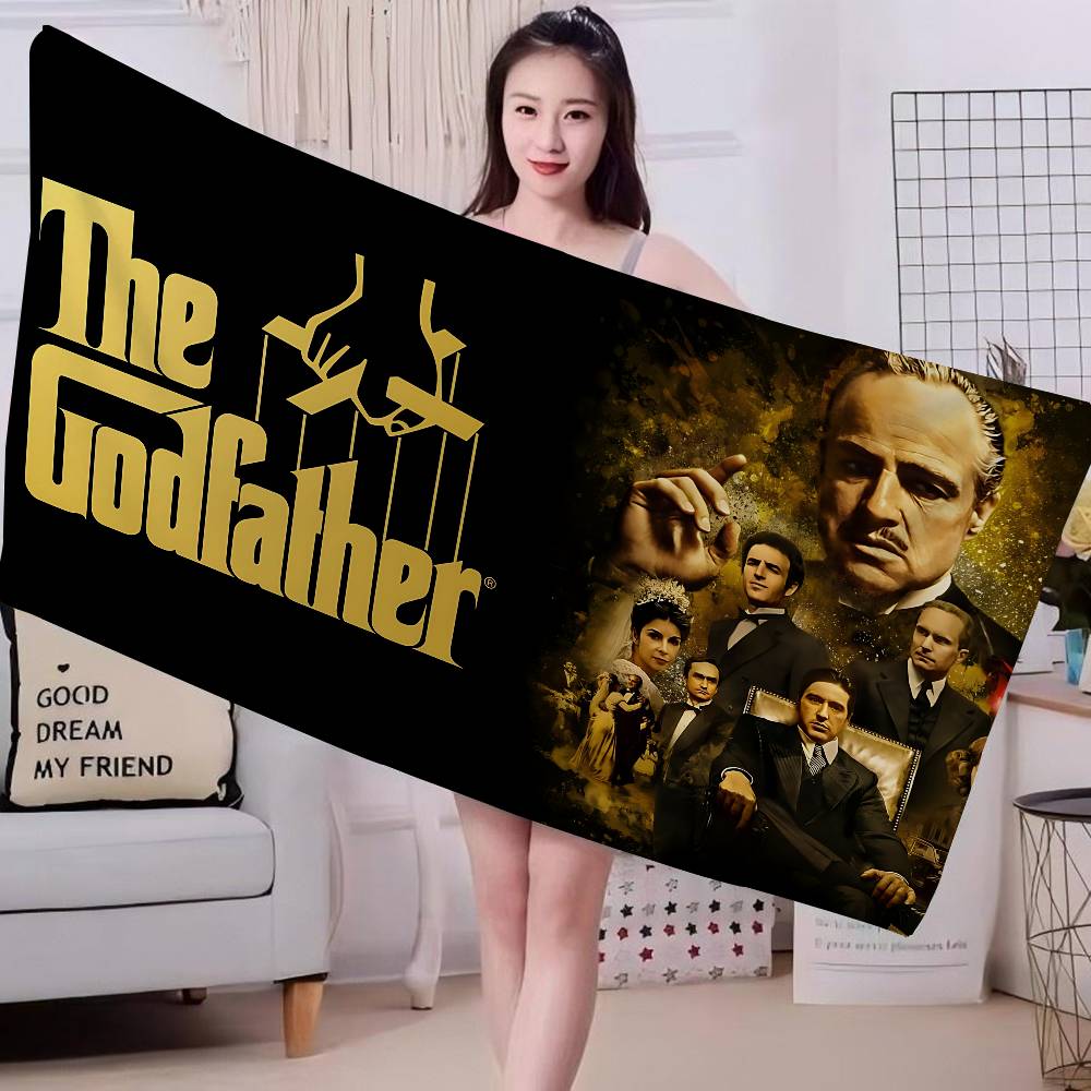 Classic Movie G-Godfather Microfiber Printed Beach Towel Mountain Climbing Yoga Beach Swimming Running Absorbent Soft Towel