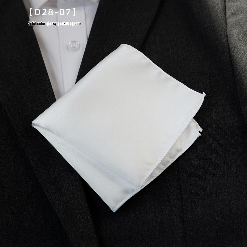 Retro Square Handkerchief: Men's Formal Scarf & Pocket Square Accessory