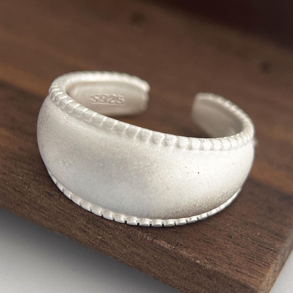 925 Sterling Silver Rings for Women Couple Minimalist Handmade Simple Ring Fine Jewelry Gift Prevent Allergy