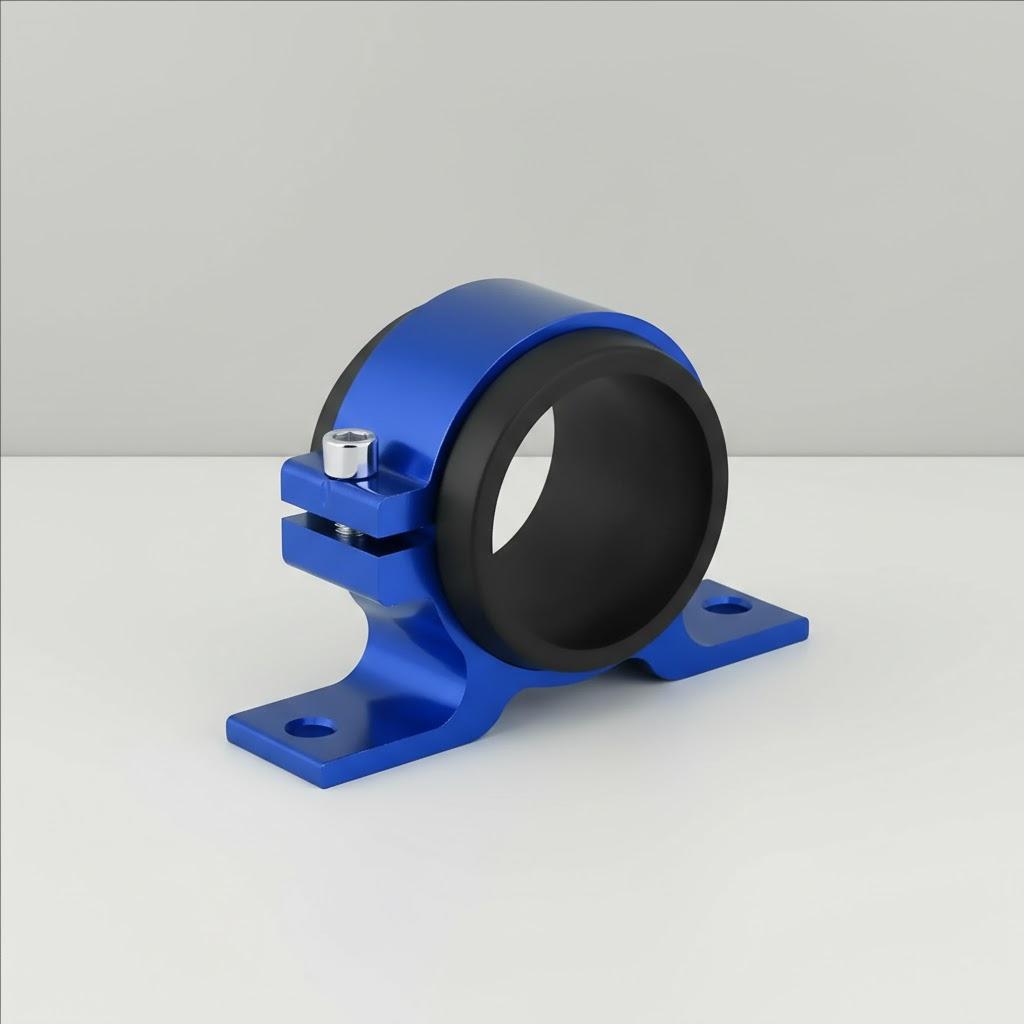 1PC 50mm Aluminum Oil Pump Bracket Universal Fit Lightweight Durable Construction Auto Parts