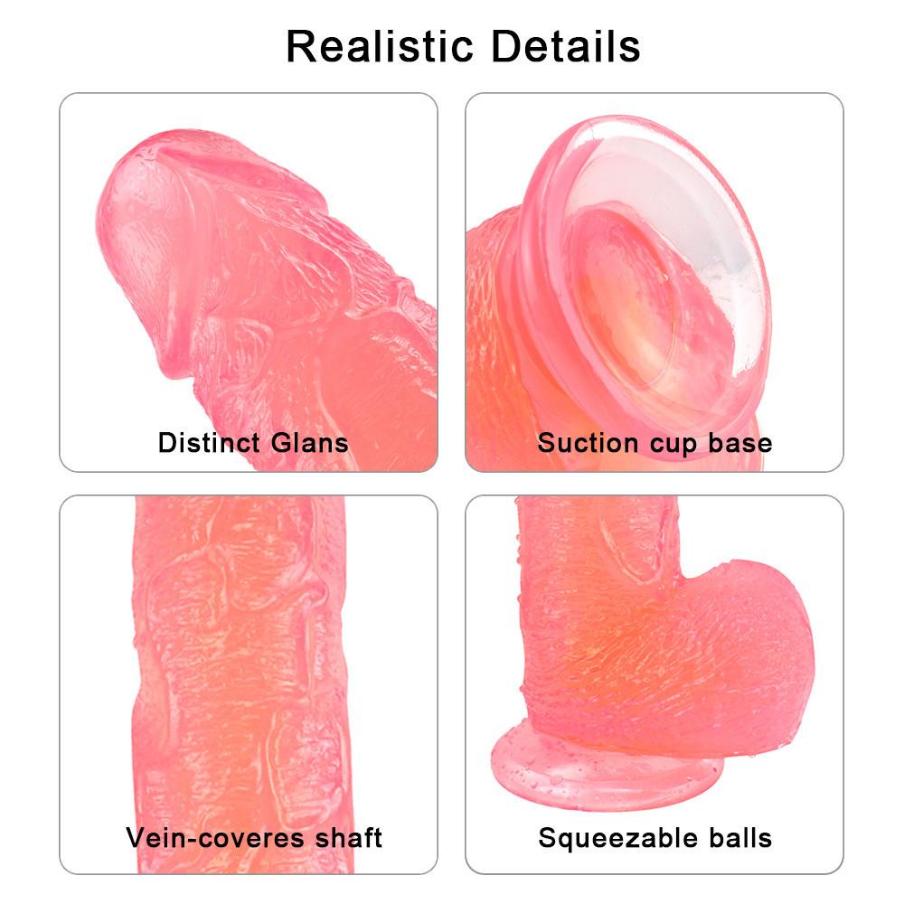 Dildo clar, realist, extins, de 43 cm, pentru femei, penis fals privat cu ventuză, Plug anal pentru sănătate, Jucării sexuale pentru adulți